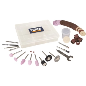   FERM 40db-os mini csiszoló és gravírozó tartozékkészlet CTA1008