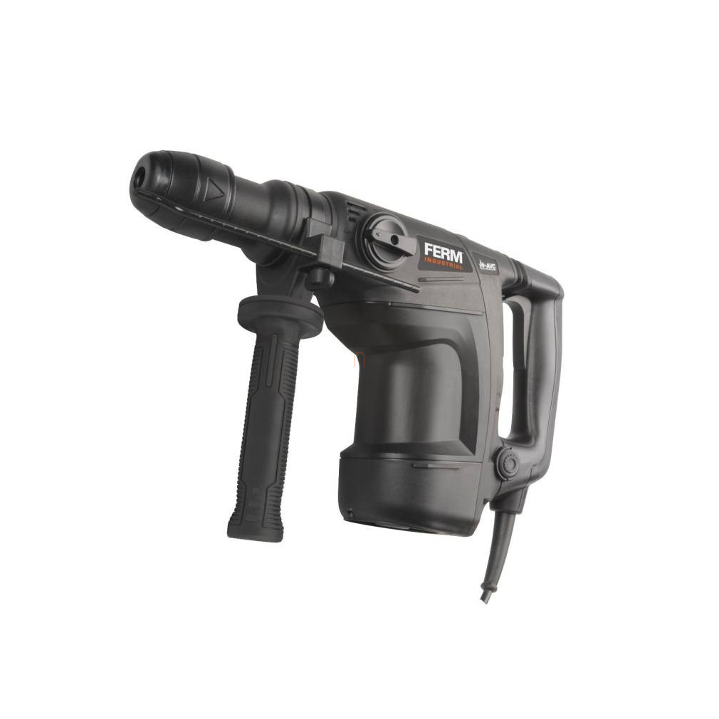 FERM Industrial ipari fúró/bontó-kalapács SDS-Max 1100W, 6,6kg, 5 méteres gumikábellel HDM1043P – Készlet erejéig!!!