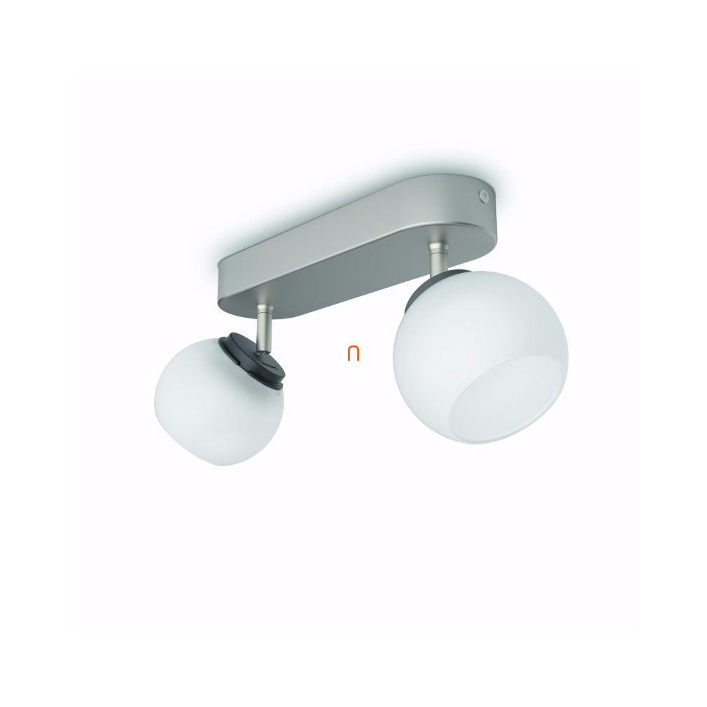 Philips 53322/17/16 Balla egyenes spot nikkel 2x4W LED