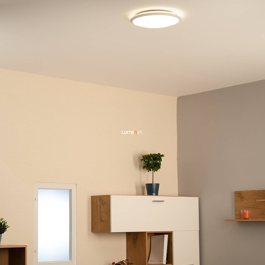 Philips kapcsolóval szabályozható kerek mennyezeti LED lámpa, melegfehér, 18 W (Cavanal)