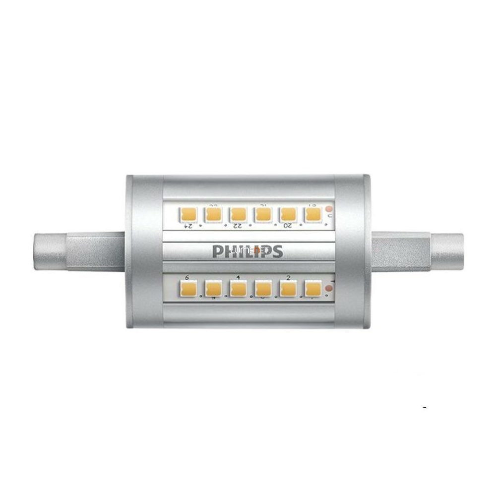 Philips R7s CorePro LED 7,5W 950lm 3000K  melegfehér 78mm - 60W izzó helyett