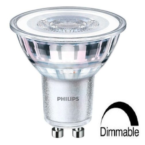 Philips GU10 CorePro LED 5W 350lm 2700K meleg fehér, szabályozható 36° - 50W izzó helyett