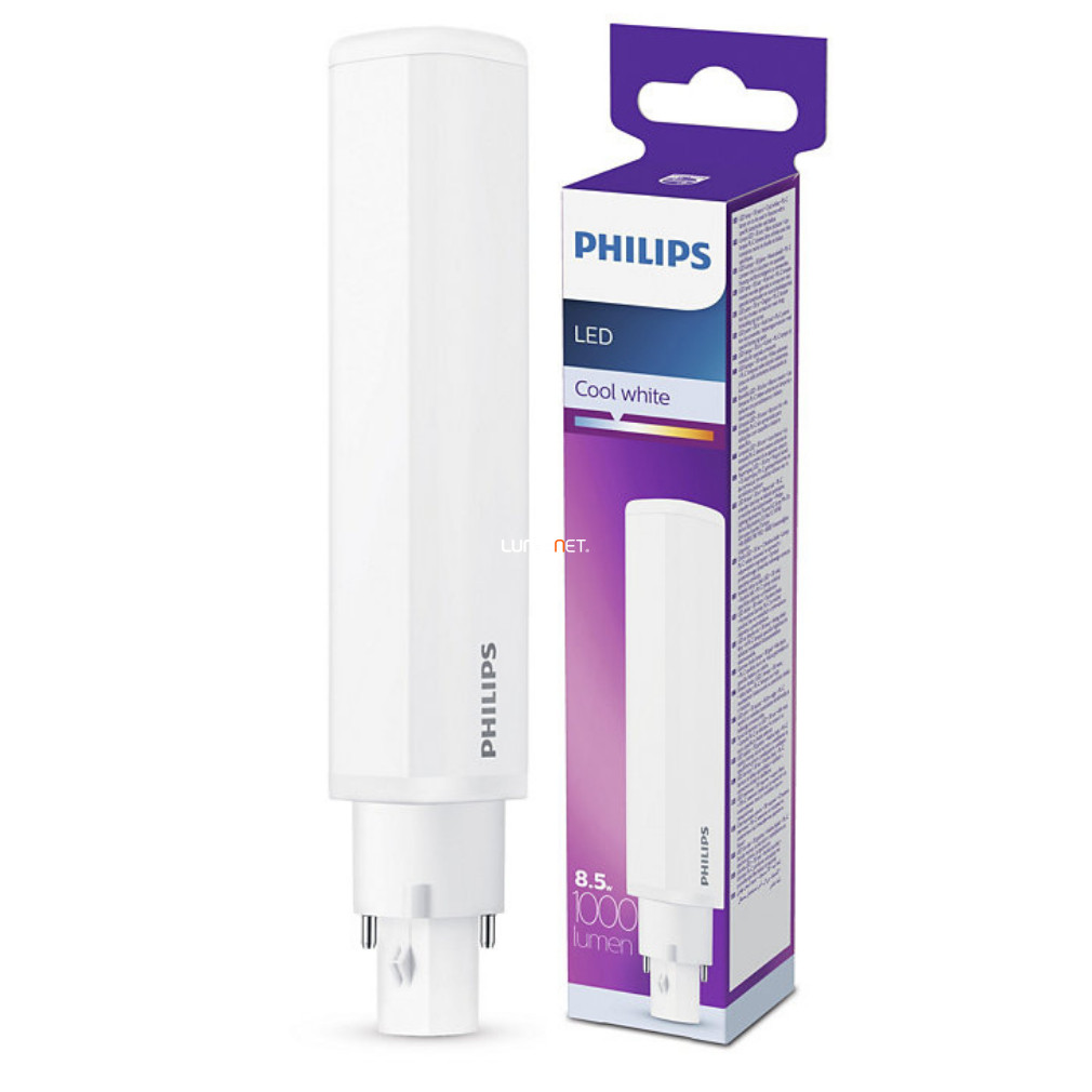 Philips G24d-3 Specialty LED 8,5W 1000lm 4000K hideg fehér - 26W izzó helyett