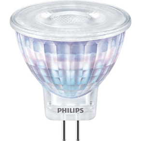   LED MR11 2,3W GU4 184lm 2700K meleg fehér fényforrás 36fok Ra80 12V AC d=35mm 929002066402 Philips