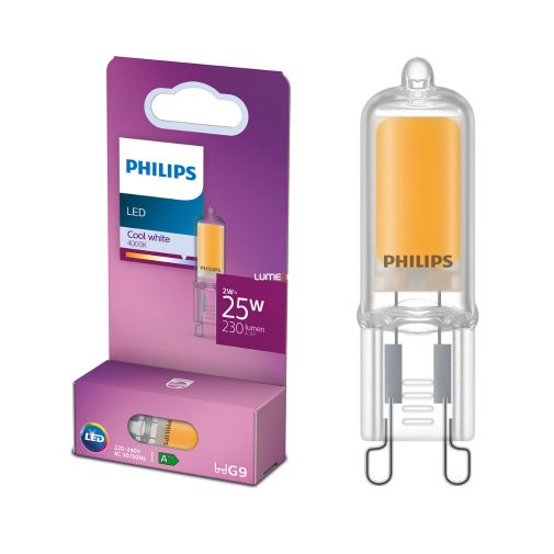 Philips G9 LED 2W 230lm 4000K hideg fehér - 25W izzó helyett