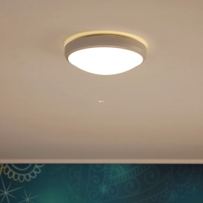   Philips fürdőszobai mennyezeti LED lámpa, 6W 600lm, melegfehér, 22cm, fehér (Doris)
