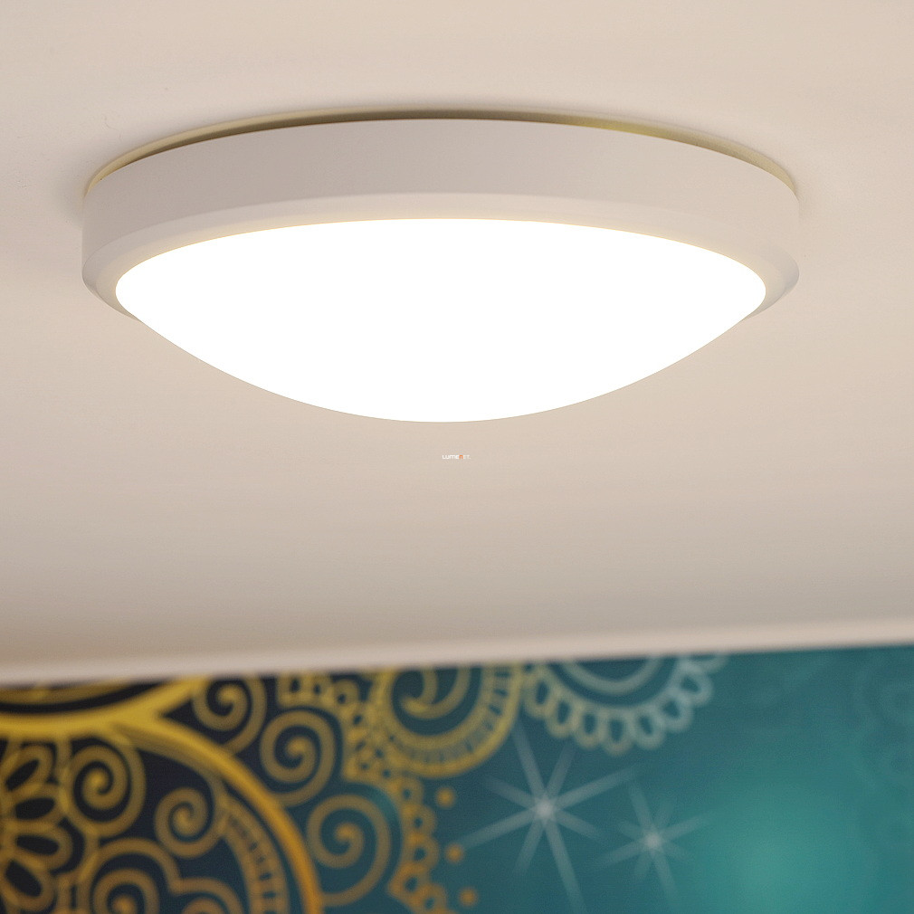 Philips fürdőszobai mennyezeti LED lámpa, 17W 1500lm, melegfehér, 30cm, fehér (Doris)