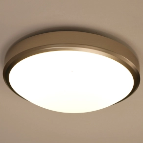   Philips fürdőszobai mennyezeti LED lámpa, 17W 1500lm, melegfehér, 30cm, nikkel (Doris)