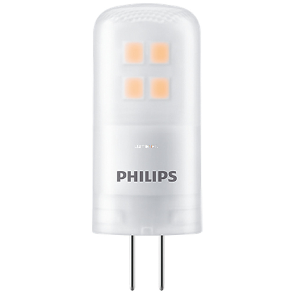 Philips G4 LED 2,1W 210lm 2700K meleg fehér szabályozható  - 20 W G4 halogén izzó kiváltására