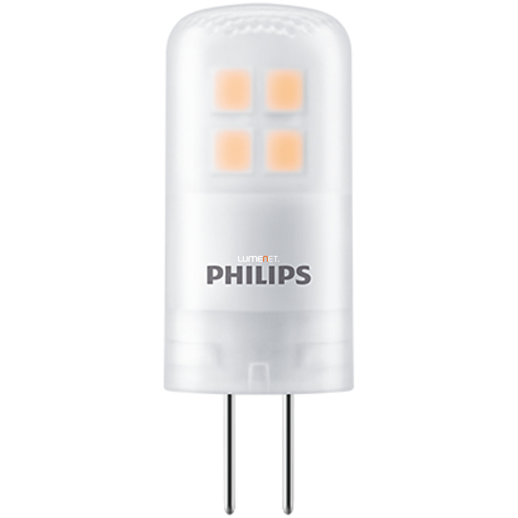 Philips G4 LED 1,8W 215lm 3000K - 12V 20W izzó kiváltására