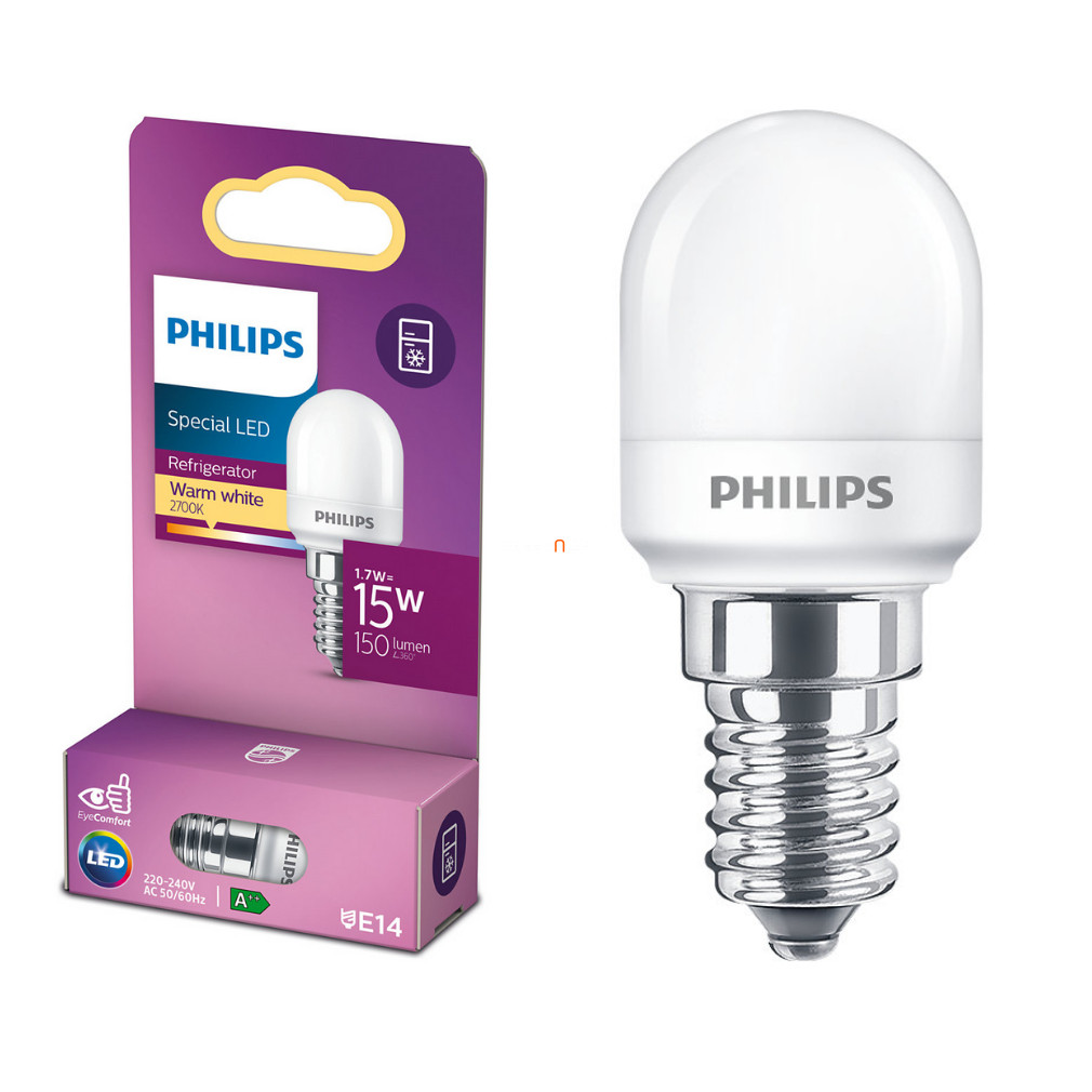 Philips E14 LED 1,7W 150lm 2700K meleg fehér - 15W izzó helyett