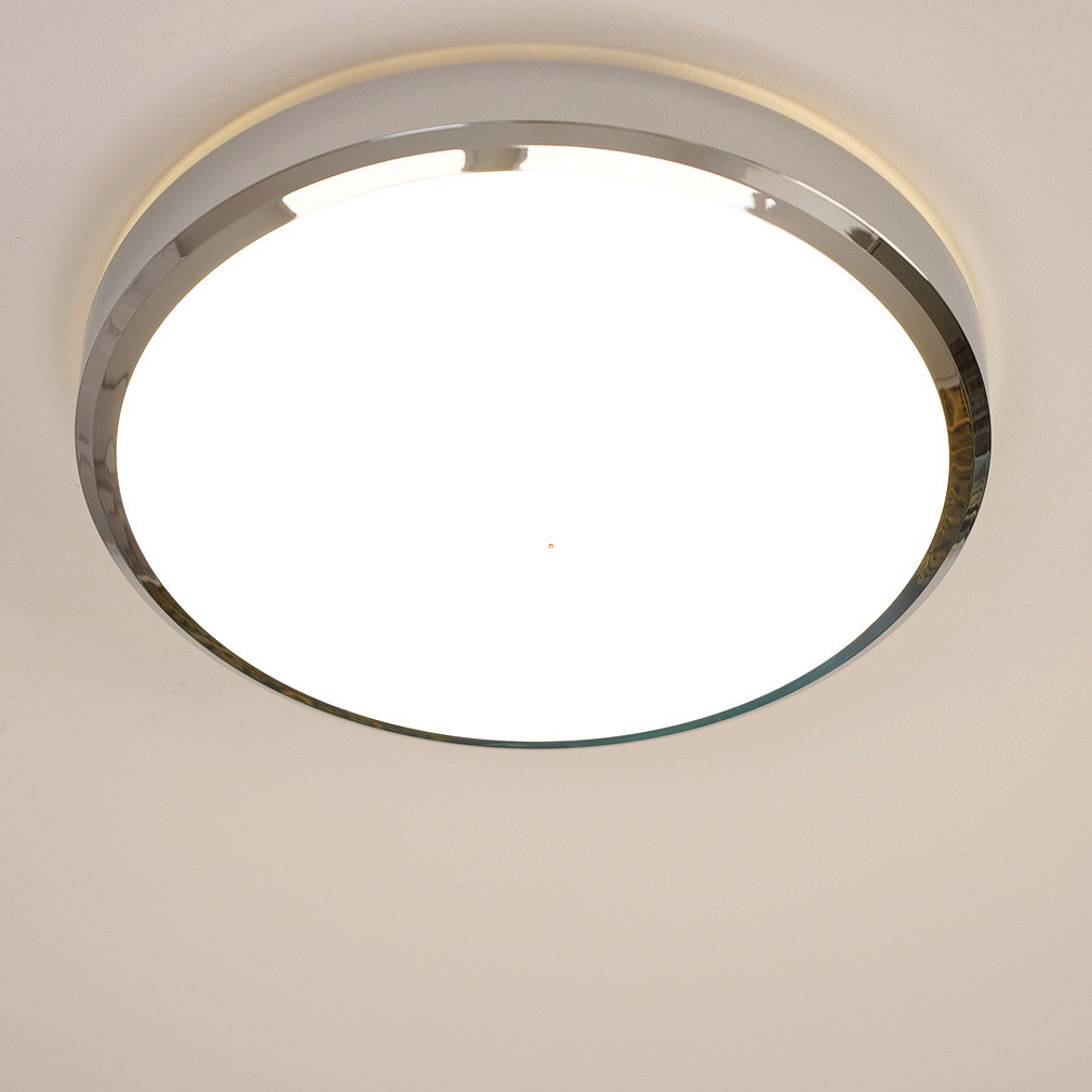 Philips fürdőszobai mennyezeti LED lámpa, 17W 1500lm, melegfehér, 30cm, króm (Doris)