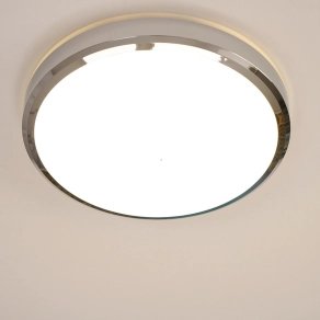   Philips fürdőszobai mennyezeti LED lámpa, 17W 1500lm, melegfehér, 30cm, króm (Doris)