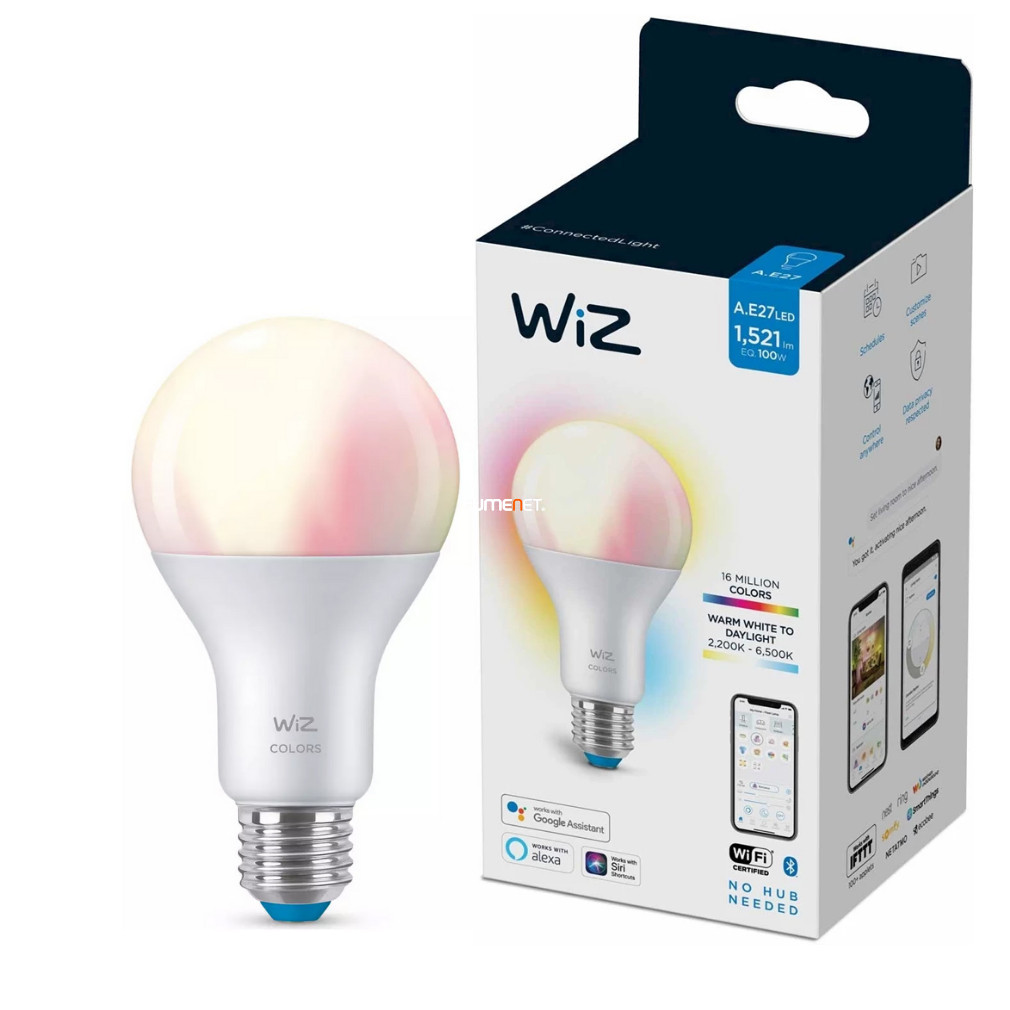WiZ Wi-Fi A67 E27 LED 13W 1521lm CRI90 RGB/2200-6500K