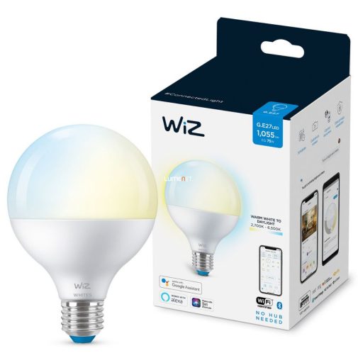 WiZ Wi-Fi G95 E27 LED 11W 1055lm CRI90 2700-6500K