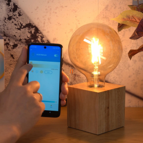   WiZ okos E27 LED nagygömb 7 W, 640 lm, 2000-5000 K, szabályozható fehér-50 W izzó helyett, 220-240 V, applikációval vezérelhető, Wi-fi