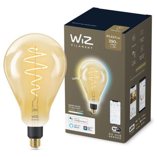 WiZ Wi-Fi PS160 E27 LED 6W 390lm CRI90 2000-5000K