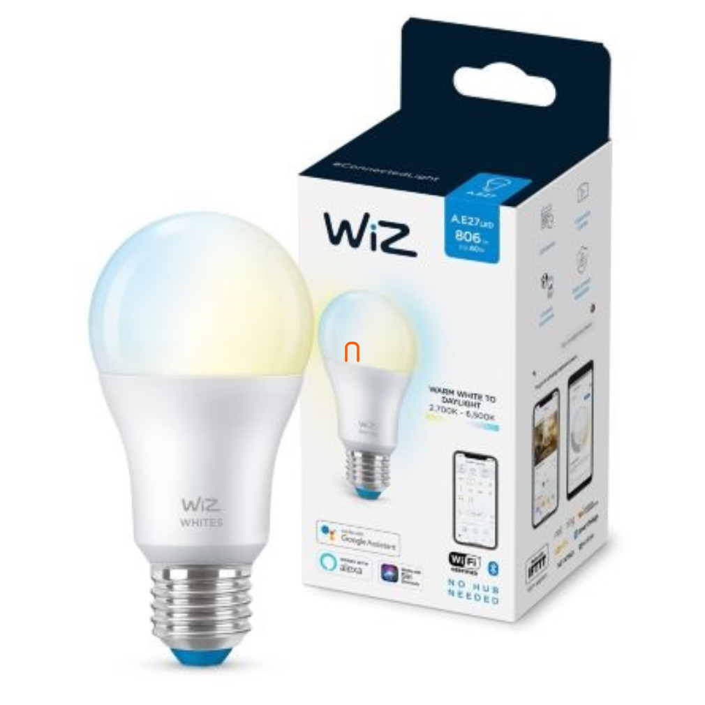 WiZ okos E27 LED 2700-6500K, 60W izzó helyett