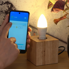   WiZ okos E14 LED, opál, gyertya, opál, 4.9 W, 470 lm, 2700-6500 K, szabályozható fehér-40 W izzó helyett, 220-240 V, applikációval vezérelhető, Wi-fi