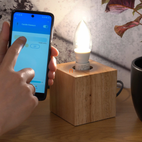   WiZ okos E14 LED gyertya 4.9 W, 470 lm, 2700-6500 K, szabályozható fehér-40 W izzó helyett, 220-240 V, applikációval vezérelhető, Wi-fi