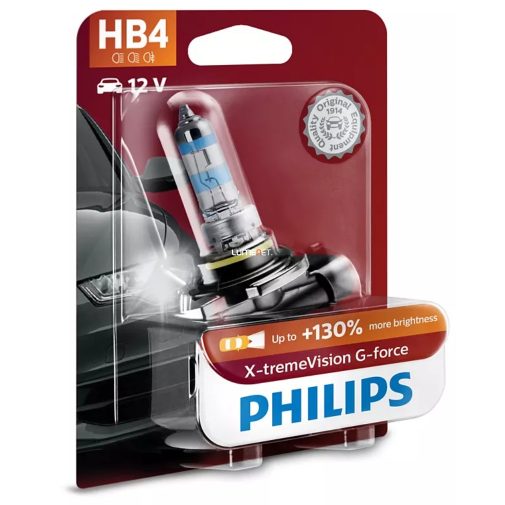 Philips X-tremeVision G-force HB4 +130% 9006
