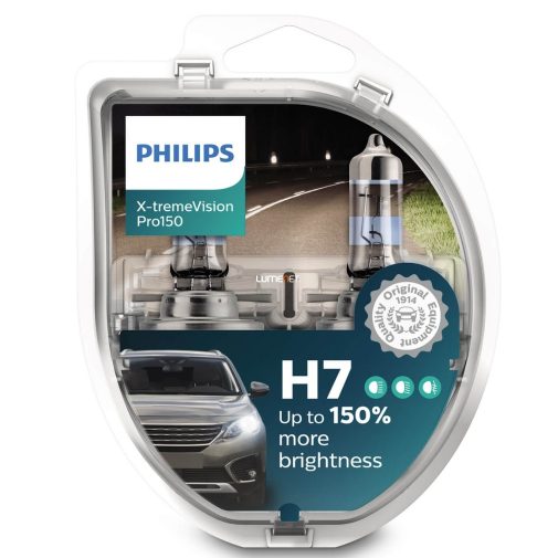 H7 autóizzó +150% 2 darab/csomag (X-treme Vision)