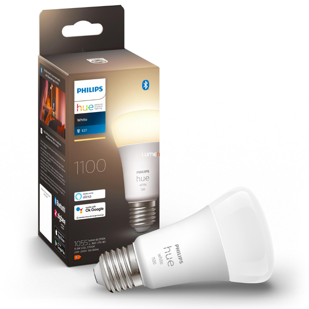 Philips Hue White 9,5W 2700K E27 LED fényforrás