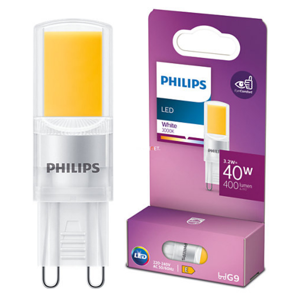 Philips G9 LED 3,2W 400lm 3000K semleges fehér 300° - 40W izzó helyett