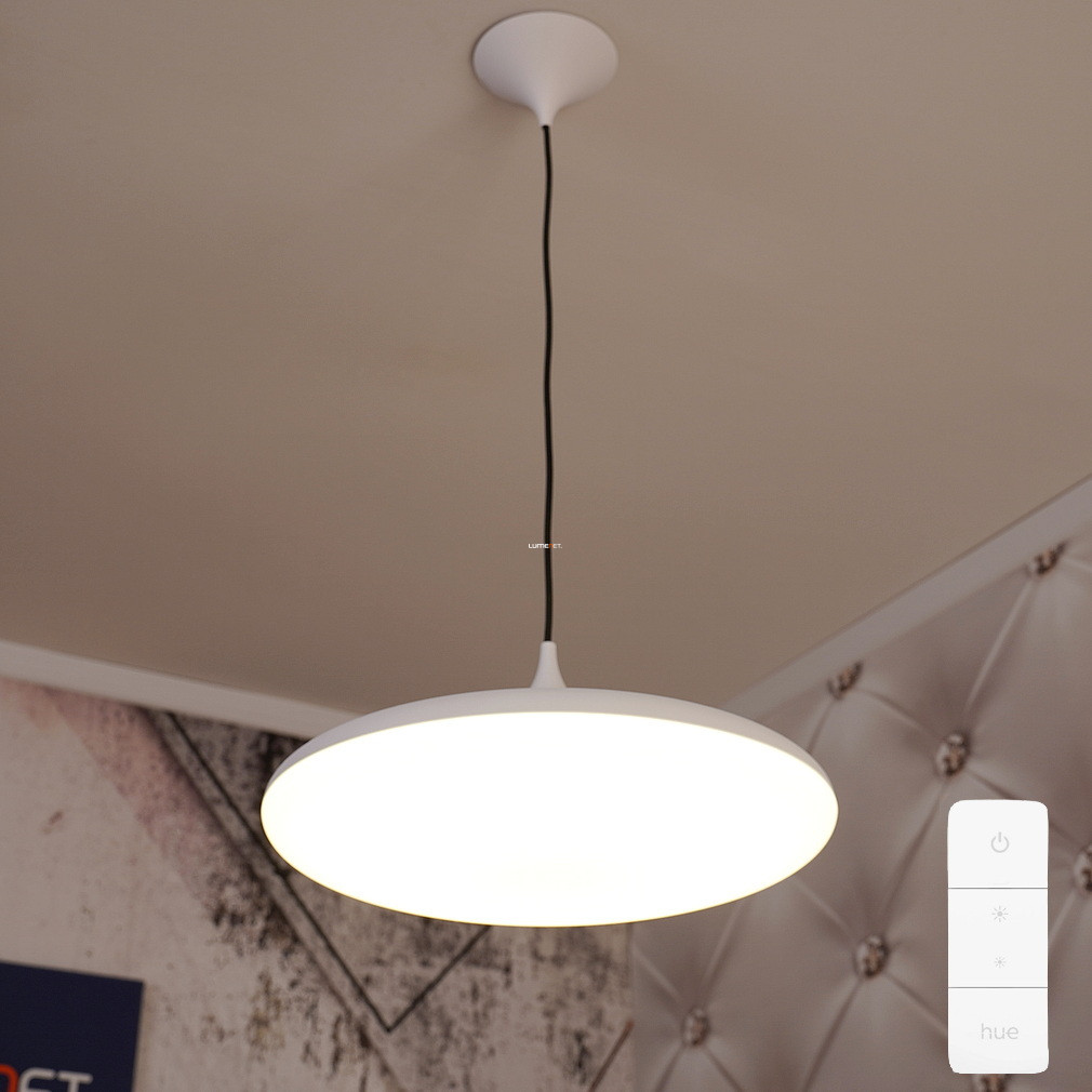Philips Hue Cher White Ambiance LED függesztett lámpa, fehér + DIM Switch