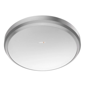   Philips Doris 6W 600lm, melegfehér, kültéri mennyezeti LED lámpa, IP54, 22cm, nikkel