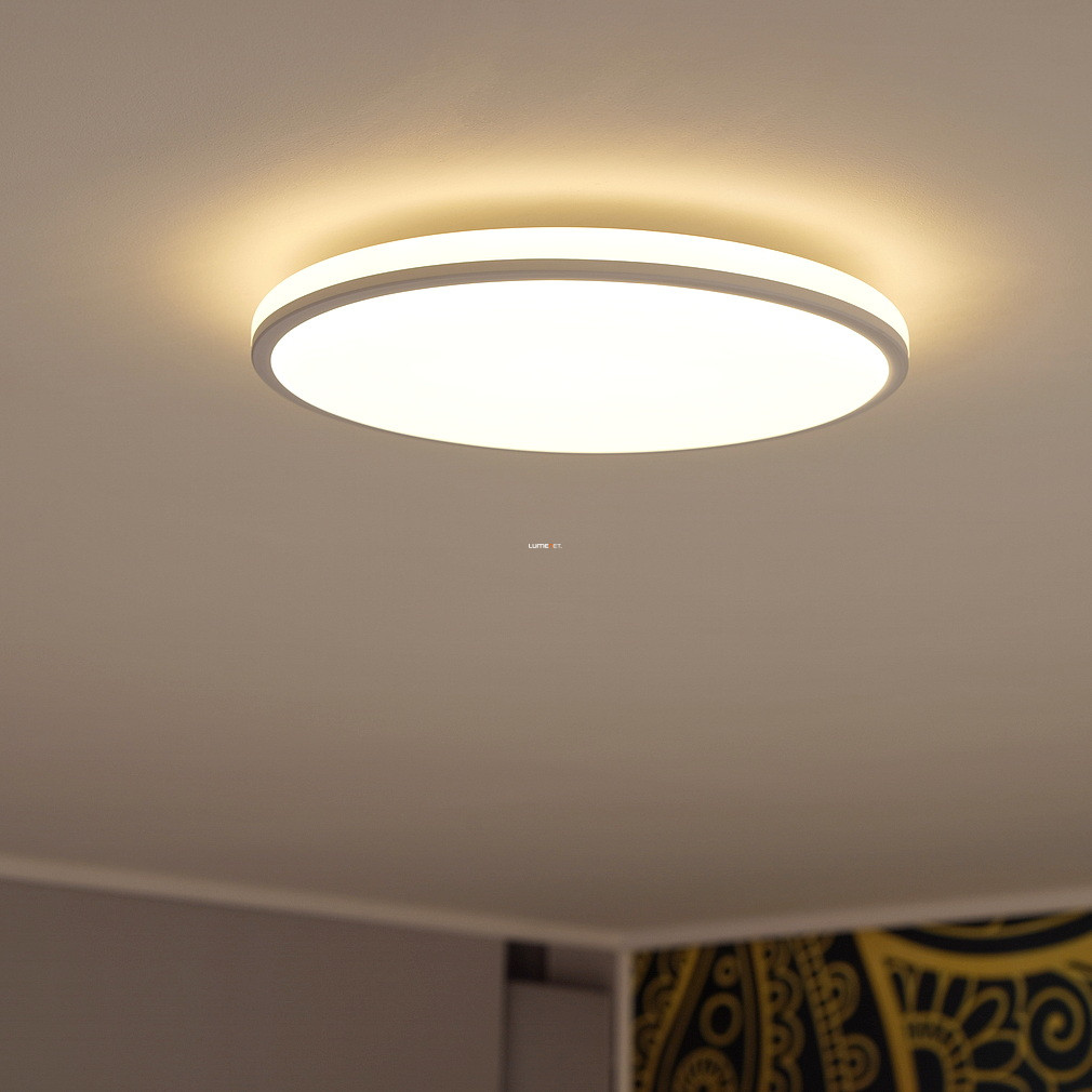 Philips kapcsolóval szabályozható mennyezeti LED lámpa, melegfehér, 18 W, fehér (Ozziet)
