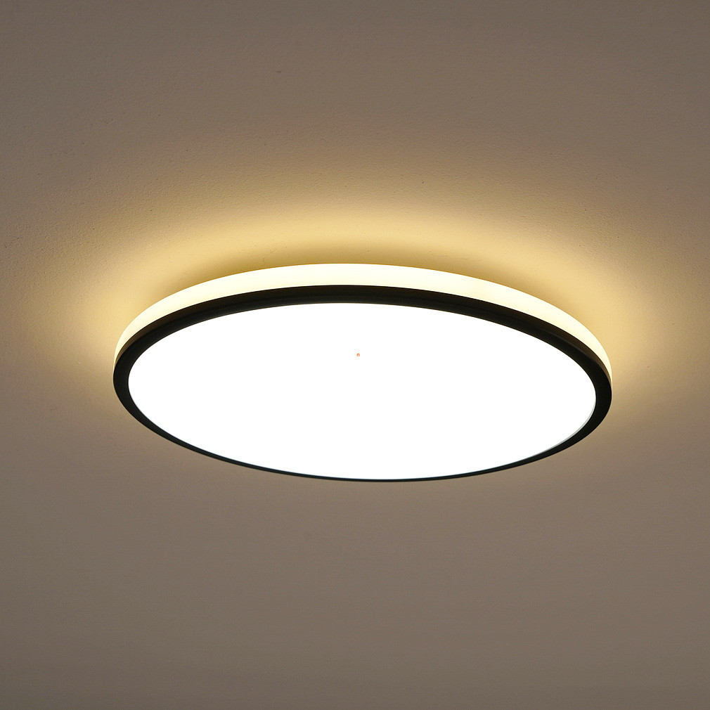 Philips kapcsolóval szabályozható mennyezeti LED lámpa, hidegfehér, 18 W, fekete (Ozziet)