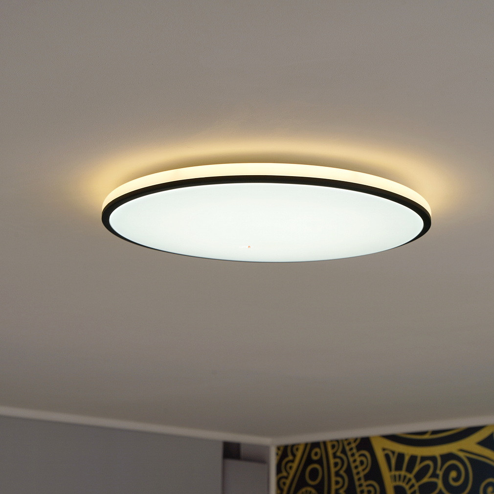 Philips kapcsolóval szabályozható mennyezeti LED lámpa, hidegfehér, 22 W, fekete (Ozziet)
