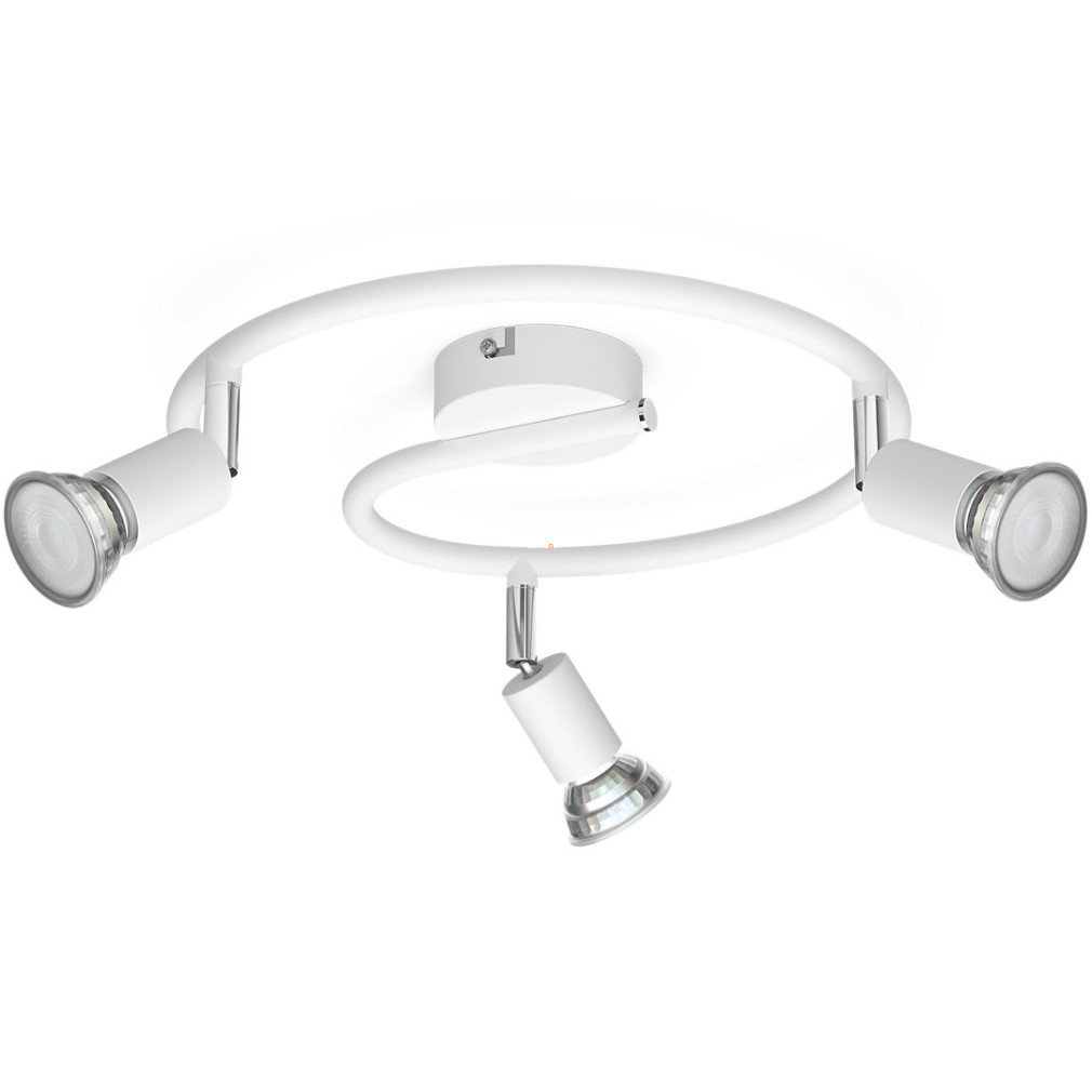 Philips spirál alakú három karos spotlámpa, fehér színben (Limbali)
