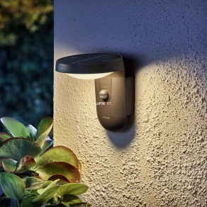   Philips Tyla ultrahatékony kültéri napelemes mozgásérzékelős fali LED lámpa 1,2W 3000K 250lm