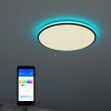 WiZ Rune Wi-Fi, Bluetooth 21W 2100lm 2700-6500K RGBW mennyezeti LED lámpa, fekete
