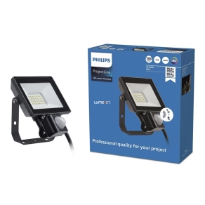   Philips mozgásérzékelős LED reflektor 20W hidegfehér 1900lm IP65 (ProjectLine Floodlight)