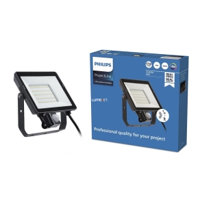   Philips mozgásérzékelős LED reflektor 50W hidegfehér 4750lm IP65 (ProjectLine Floodlight)