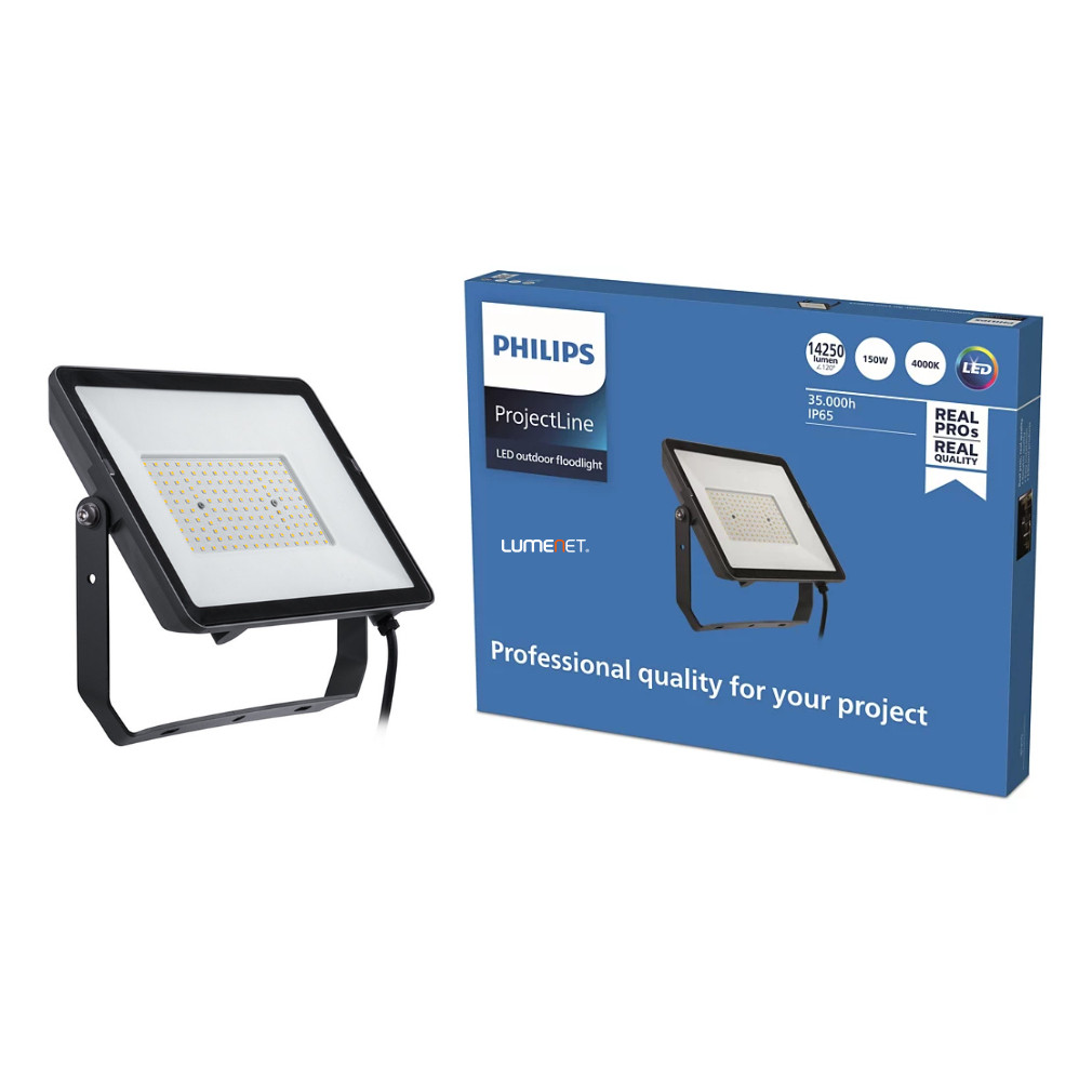 Philips LED reflektor 150W hidegfehér 14250lm IP65 (ProjectLine Floodlight)