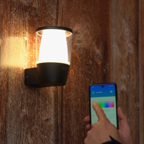 WiZ okos kültéri fali LED lámpa, 2700-5000 K (Elpas RGBW)