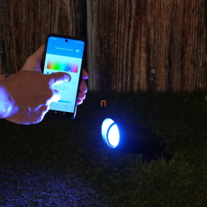   Kiegészítő WiZ kültéri, földbe szúrható okos LED lámpa, 2700-5000 K (Ground Spot RGBW)