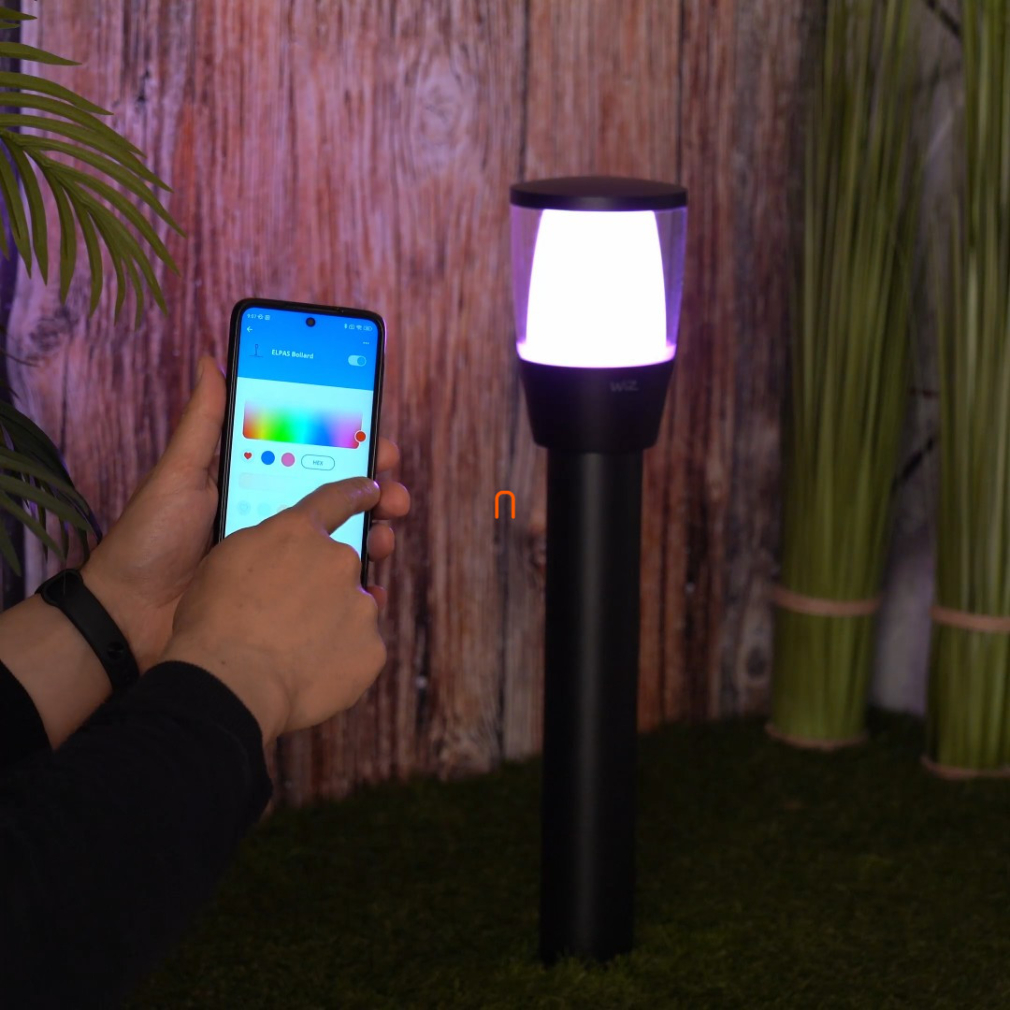 Kiegészítő WiZ kültéri okos LED állólámpa, 2700-5000 K, 3,6 W (Elpas RGBW)