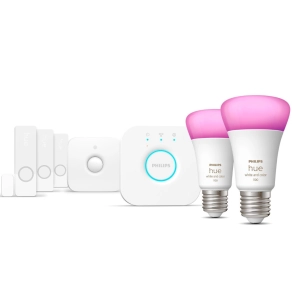   Philips Hue 3 darab nyitásérzékelő + 1 darab mozgásérzékelő + 2 darab E27 WCA LED + Hue Bridge