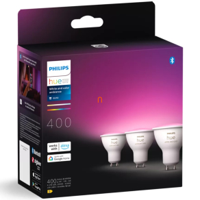   Philips Hue White and Color Ambiance 4,2W GU10 LED fényforrás 3db/csomag