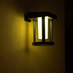   Philips napelemes fali LED lámpa, mozgásérzékelős (Camill)