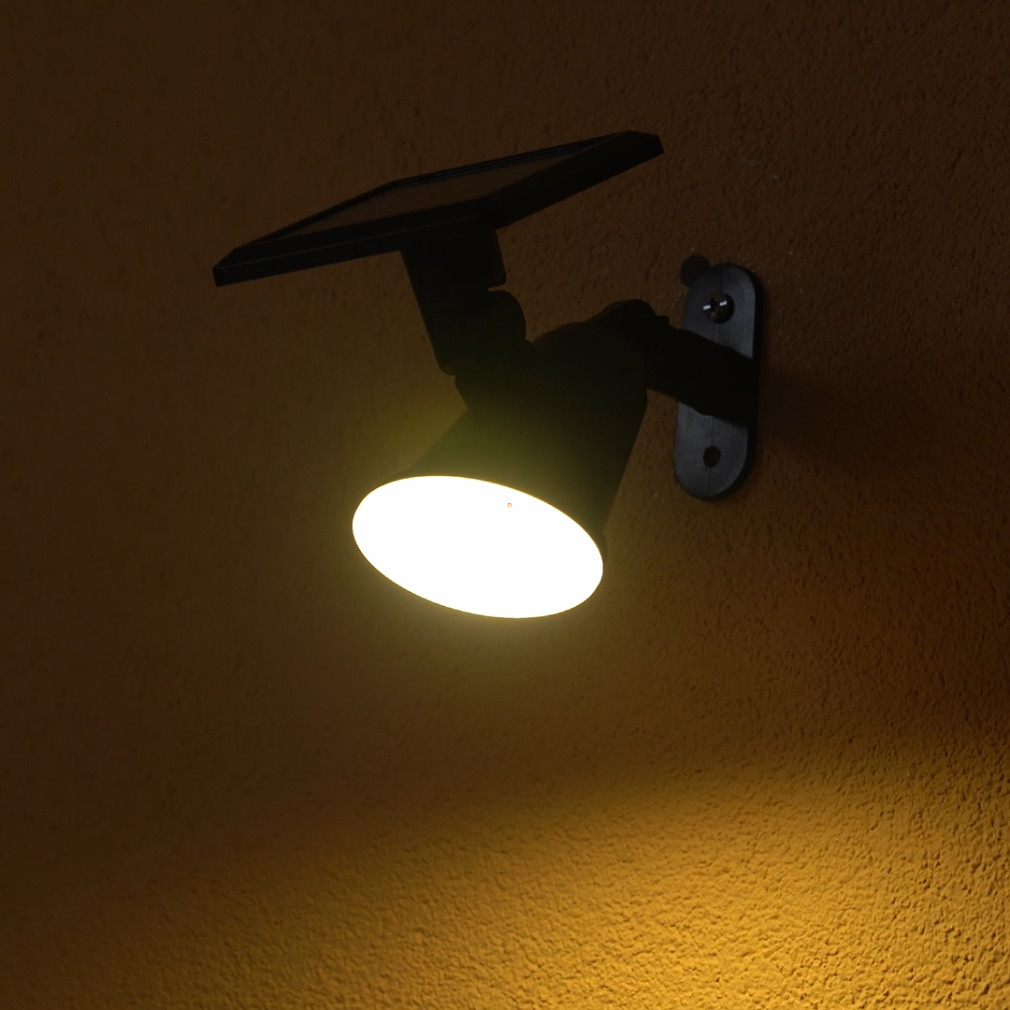 Philips napelemes fali LED lámpa fekete színben (Jivix)
