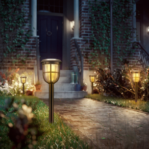   Philips napelemes sétányvilágító LED lámpa rácsos búrával 60 cm (Radii)