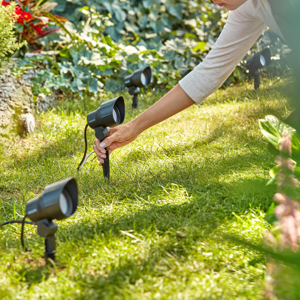 Philips földbeszúrható LED lámpa szett, 3 darabos (GardenLink-Caper)