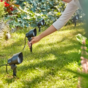   Philips földbeszúrható LED lámpa szett, 3 darabos (GardenLink-Caper)