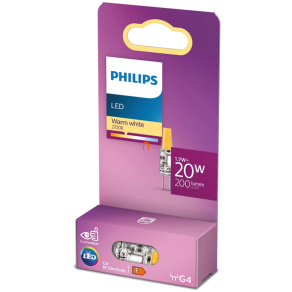   Philips G4 LED kapszula, 1.7 W, 200 lm, 2700 K, 12V - 20 W izzó helyett